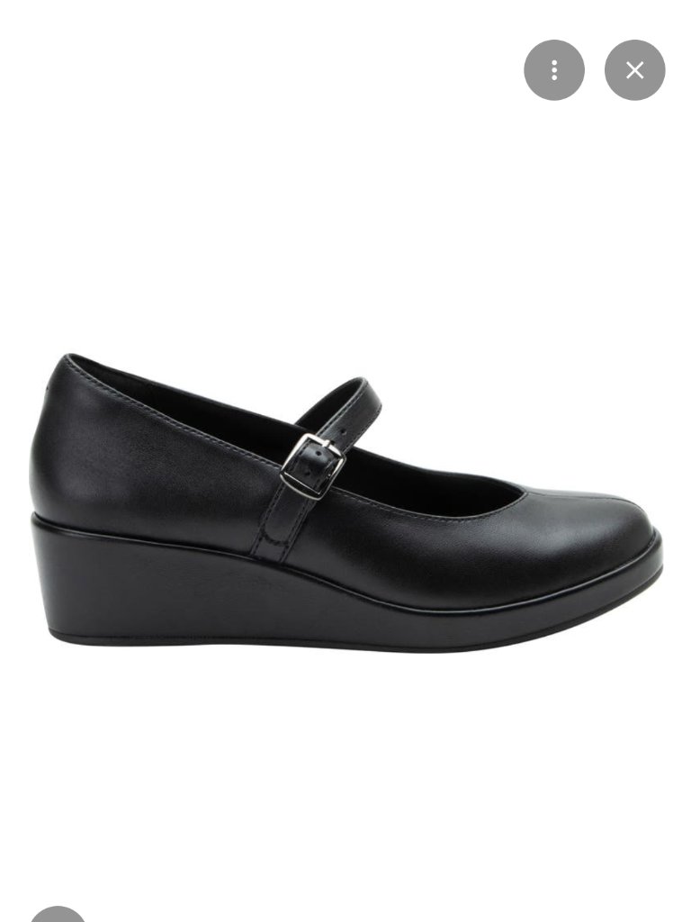Alegria Lite Halo Mary Jane 10.5 11 Eu 41 Black Wedge Pump Comfort Arch Support